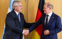 Fernández also told German Chancellor Scholz about the need to update the EU-Mercosur deal