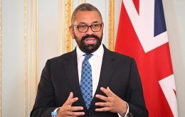 Foreign Secretary James Cleverly said people of the Falklands have chosen to be British, belong to the British family and have the right to self determination, enshrined in the UN Charter