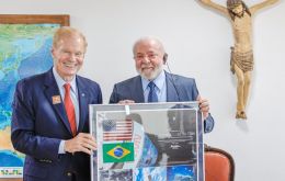 “This is a proposal that the NASA administrator brought on the visit to President Lula,” Santos explained 