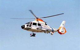 Coast Guard helicopter made a medical evacuation