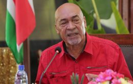 The 78-year-old Bouterse led the country through the 1980s as head of a military government, then returned to office in 2010 and was re-elected five years later