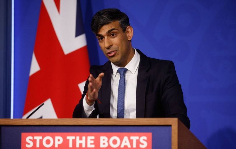 British Prime Minister Rishi Sunak had announced that deportation flights would start in the coming months