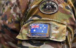 The ANZAC,(Australia New Zealand Army Corps), service was commemorated at the Cross of Sacrifice at dawn, the traditional time it takes place in Australia and New Zealand.