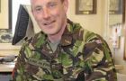 RAF Corporal Kevin Carver and Air Dog Leo