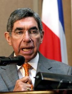 Costa Rica president Oscar Airas heads mediation efforts