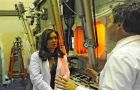 Cristina Kirchner at the Ezeiza research centre