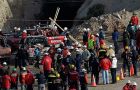 The camp overseeing the rescue operations