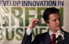 Clegg addresses a green energy forum in Sao Paulo