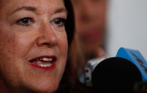 It was a tripartite discussion after all: Ms Castro, former ambassador John Hughes and FCO officer Longden