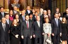 The family picture with King Juan Carlos and Queen Sofia in Cadiz