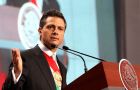 Peña Nieto addressing the nation on his taking office speech