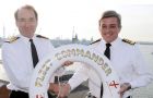 Vice Admiral Jones and Admiral Zambellas (left) during the handover ceremony (Photo_MoD)