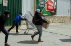 Adolescents break in while the women to for food, men for alcohol and teenagers for LCDTVs