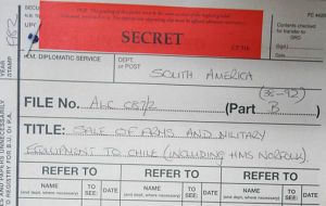 Sale of arms and military equipment to Chile (HMS Norfolk)