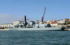 Type 23 'Duke' Class frigate docked in Lisbon