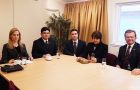 Brazilian visitors Clarita Maia Simon, Joanisval Brito Goncalves, Gustavo Bernard, Célia de Morais, Andrew Ford FCO