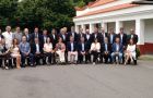A family picture of Macri, vice-president Michetti, a few cabinet members and the provincial governors at the Olivos presidential residence
