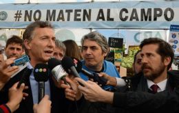 “We were going to be at about 1.8% inflation. It's now going to be 3-something in August,” Macri announced to a group of farmers