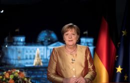 “Let me tell you something personal in conclusion: in nine months a parliamentary election will take place and I won't be running again,” said Merkel, 66. 
