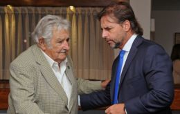 Pepe Mujica and Lacalle Pou have shared a close bond lately despite standing on opposing ends of the political arch