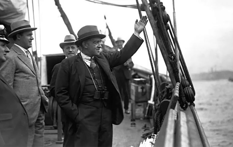 The Norwegian-built Quest was a schooner-rigged steamship, and Shackleton bought it specifically to travel to Canada’s High Arctic