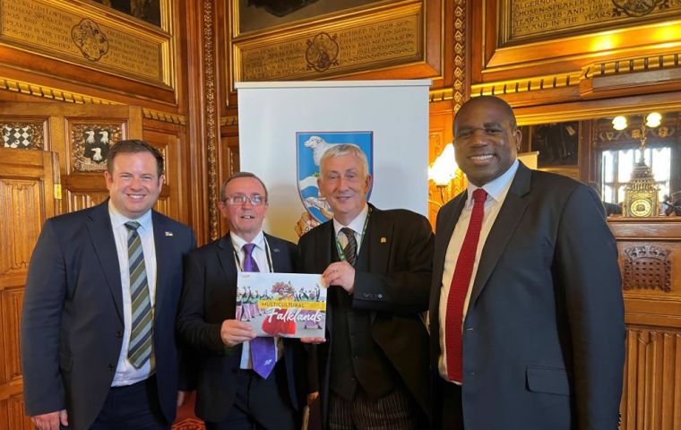 Lammy (right) who is of Guiana origin, underlined the interest of a government headed by Labor leader Keir Starmer of closer relations with the Caribbean and South America.