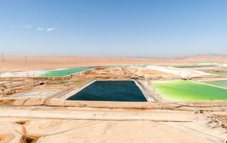 An oversupply of lithium is feared given a recent increase in worldwide output so prices went down