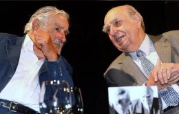 Argentina and Brazil must understand each other for a better Mercosur, argued Sanguinetti (R) at the Aladi forum alongside Mujica