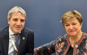 Caputo was full of praise for Georgieva as he almost desperately needs fresh IMF funding