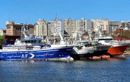 The once proud and daring state-of-the-art Argos Georgia at Montevideo port
