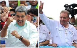 Nicolás Maduro and Edmundo González Urrutia, main candidates