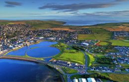 Falklands National Sports Council Mike Summers recently visited Orkney island