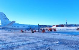 The new landing strip was first tested last June with a Saab 340