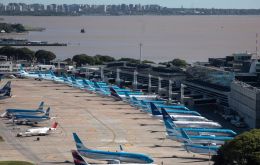 Aeroparque is the second-busiest air terminal in Argentina