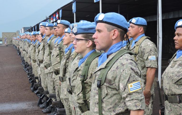 Montevideo will particularly monitor Uruguay's peacekeeping forces in Congo, where the main outbreak was reported, Rando said