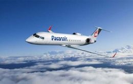 Paranair's new service is in line with Uruguay's newly signed open skies agreements, it was explained