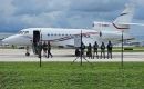 Maduro's Dassault Falcon 900EX can seat up to 16 people 