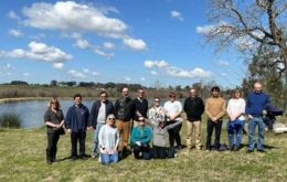 The agricultural section of the Falklands delegation have already visited research centers in Uruguay that specialize in sheep and cattle breeding.  