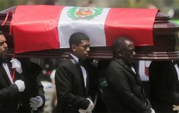 Fujimori's memorial will span until Saturday when he is to be buried at a private cemetery in Lima, his daughter Keiko explained (Pic REUTERS)