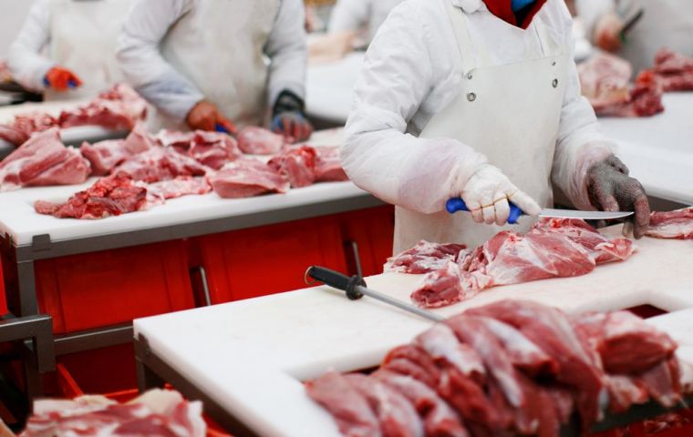 Chile accounts for 50% of Paraguay's beef exports