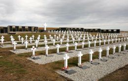 The Argentine Military Cemetery at Darwin 