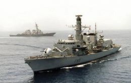 New chilean frigate Almirante Lynch