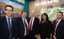 The Falkland Islands Government delegation with the Secretary of State for Defence, The Rt. Hon John Healey MP, at the Labour Party Conference in Liverpool.(Pic FIGO) 