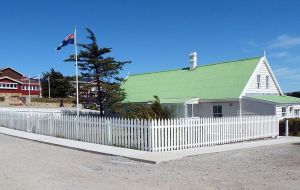 Gilbert House, seat of the Falklands Legislative Assembly