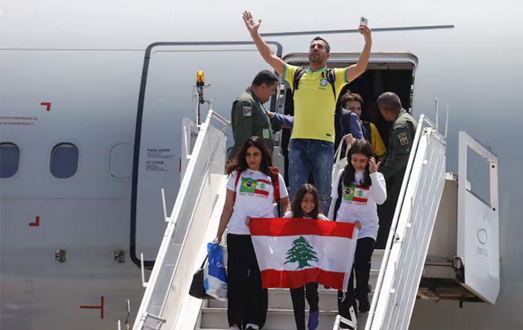 The aircraft was to take off back to Beirut with a new crew to bring donations and airlift back the second batch of evacuees