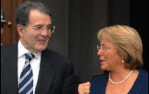 Minister Prodi & Pte. Bachelet
