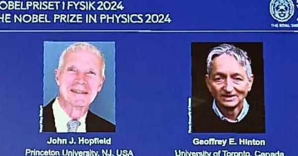 Nobel Prize in Physics awarded to artificial intelligence pioneers