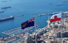 Gibraltar, the Rock in the strategic position controlling access to the Mediterranean and the Atlantic Ocean