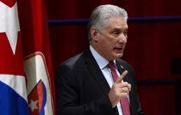 Díaz-Canel blamed the US blockade for Cuba's poor maintenance of its electricity-generating equipment