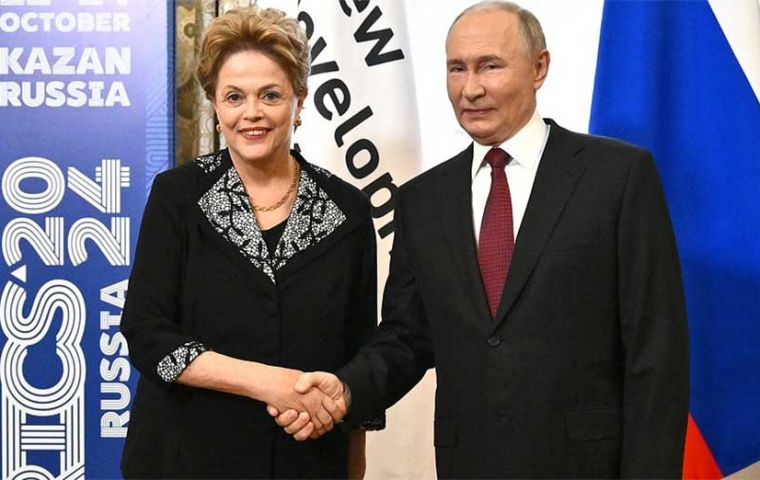 Rousseff and Putin met earlier this week but it remains to be seen whether she is interested in the new job offer